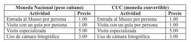precio