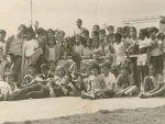 1985 y 1987 Niños que practicaban natación en la Piscina en el Rpto Micro 2